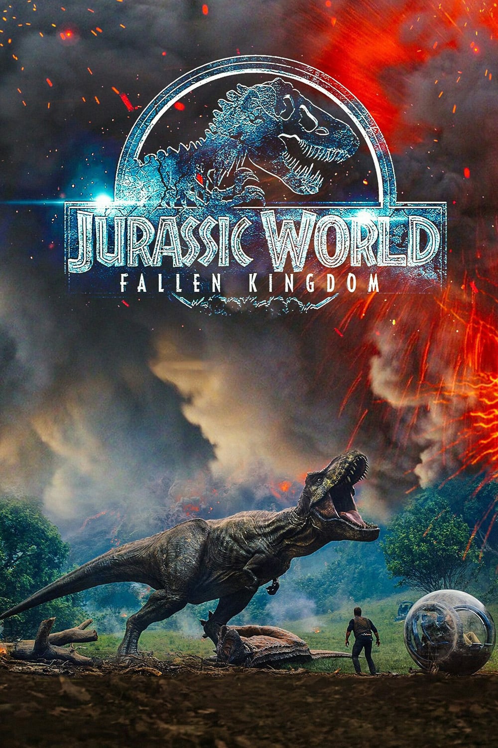 Caratula de JURASSIC WORLD: FALLEN KINGDOM (Jurassic World: Fallen Kingdom) 