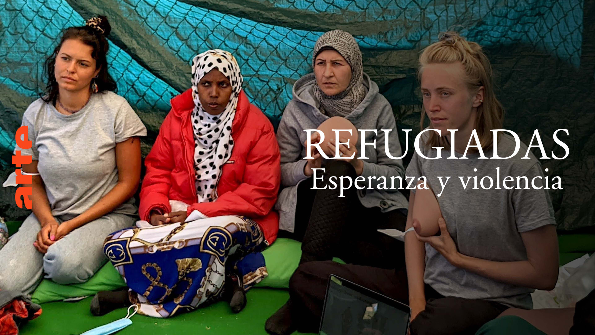 Caratula de Re: Frauen auf der Flucht - Zwischen Hoffnung und Gewalt (ARTE Regards: Refugiadas, el exilio femenino) 