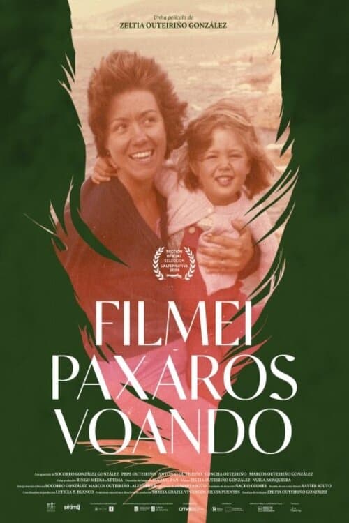 Caratula de Filmei paxaros voando (Filmé pájaros volando) 