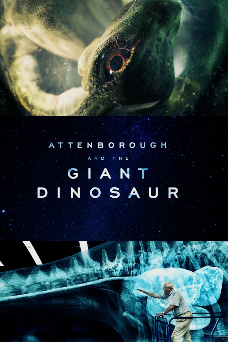Caratula de Attenborough and the Giant Dinosaur (David Attenborough y el dinosaurio gigante) 