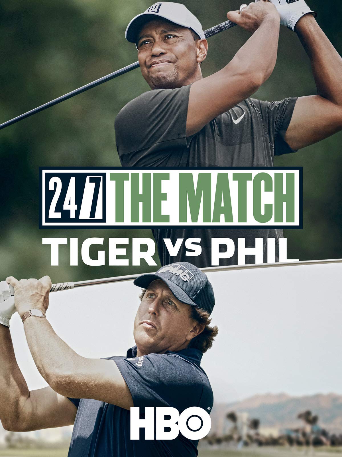 Caratula de 24/7 The Match: Tiger vs. Phil (24/7 El partido: Tiger vs. Phil) 