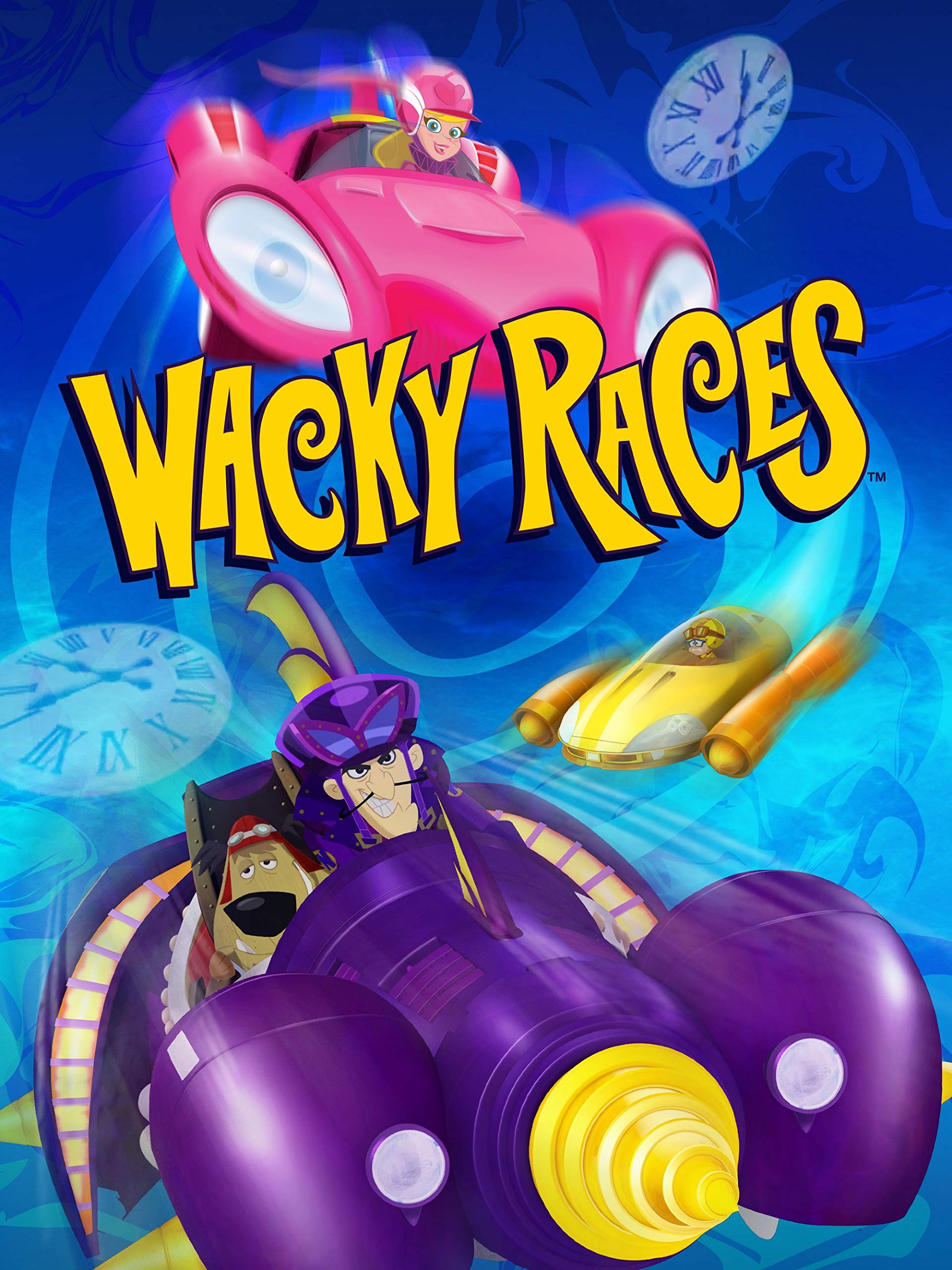 Caratula de Wacky Races (Autos locos 2018) 