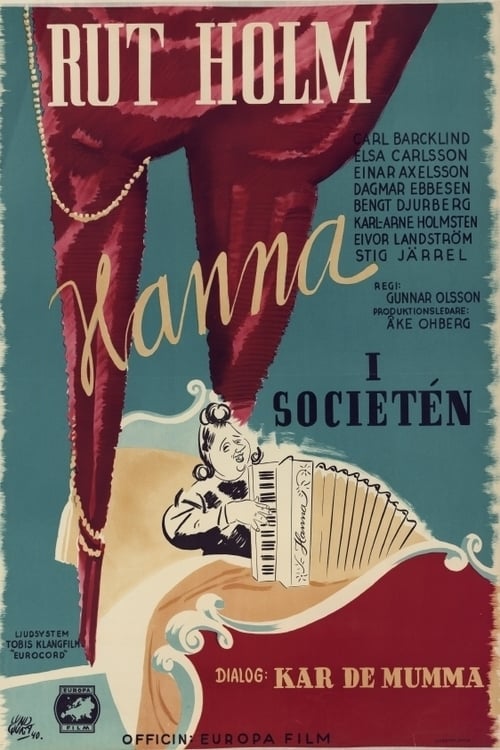Caratula de Hanna i societén (Hanna in Society) 