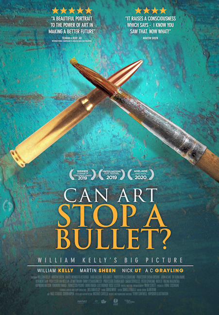 Caratula de William Kelly's 'Can Art Stop A Bullet' (¿Puede el arte parar una bala?) 