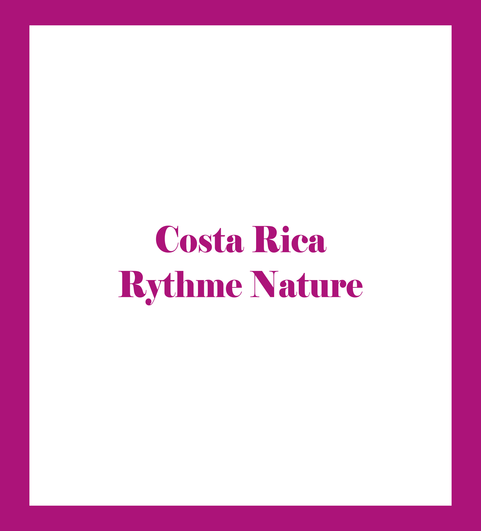 Caratula de Costa Rica Rythme Nature (Descubrir el mundo) 