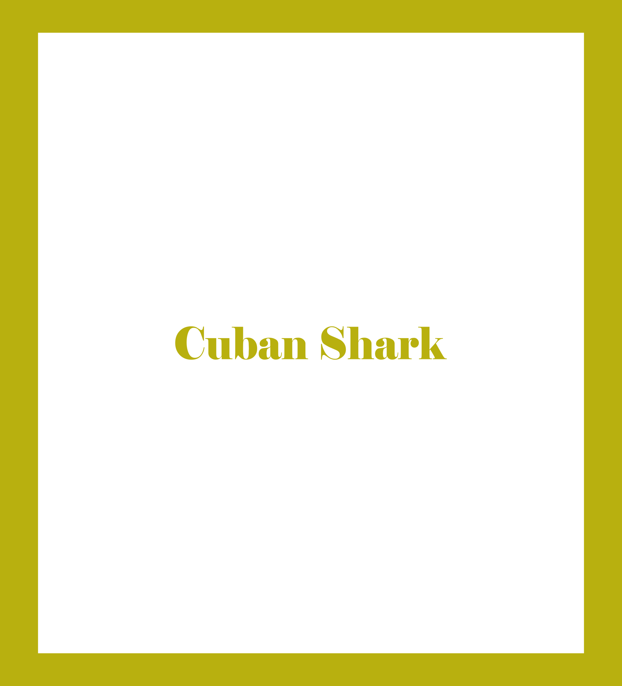 Caratula de Cuban Shark (El monstruo de Cuba) 
