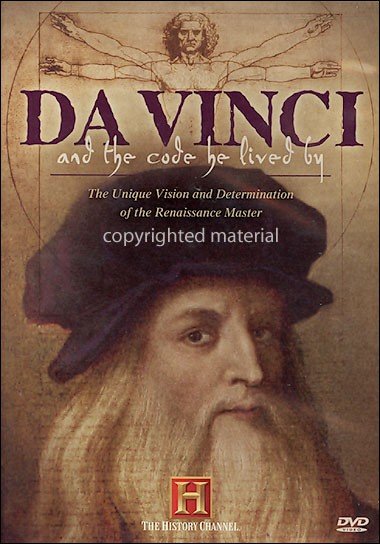 Caratula de Da Vinci and the Code He Lived By (Da Vinci y su código de vida) 