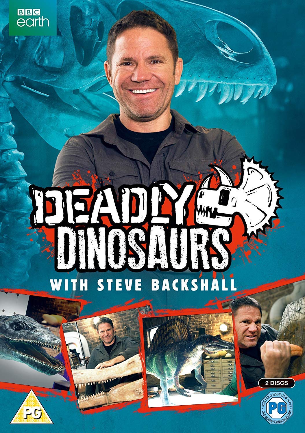 Caratula de Deadly Dinosaurs with Steve Backshall (Dinosaurios letales) 
