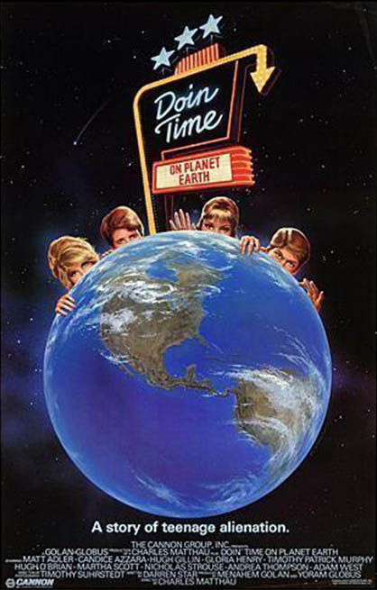 Caratula de Doin' Time on Planet Earth (Haciendo tiempo en el planeta Tierra) 