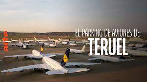 El parking de aviones de Teruel
