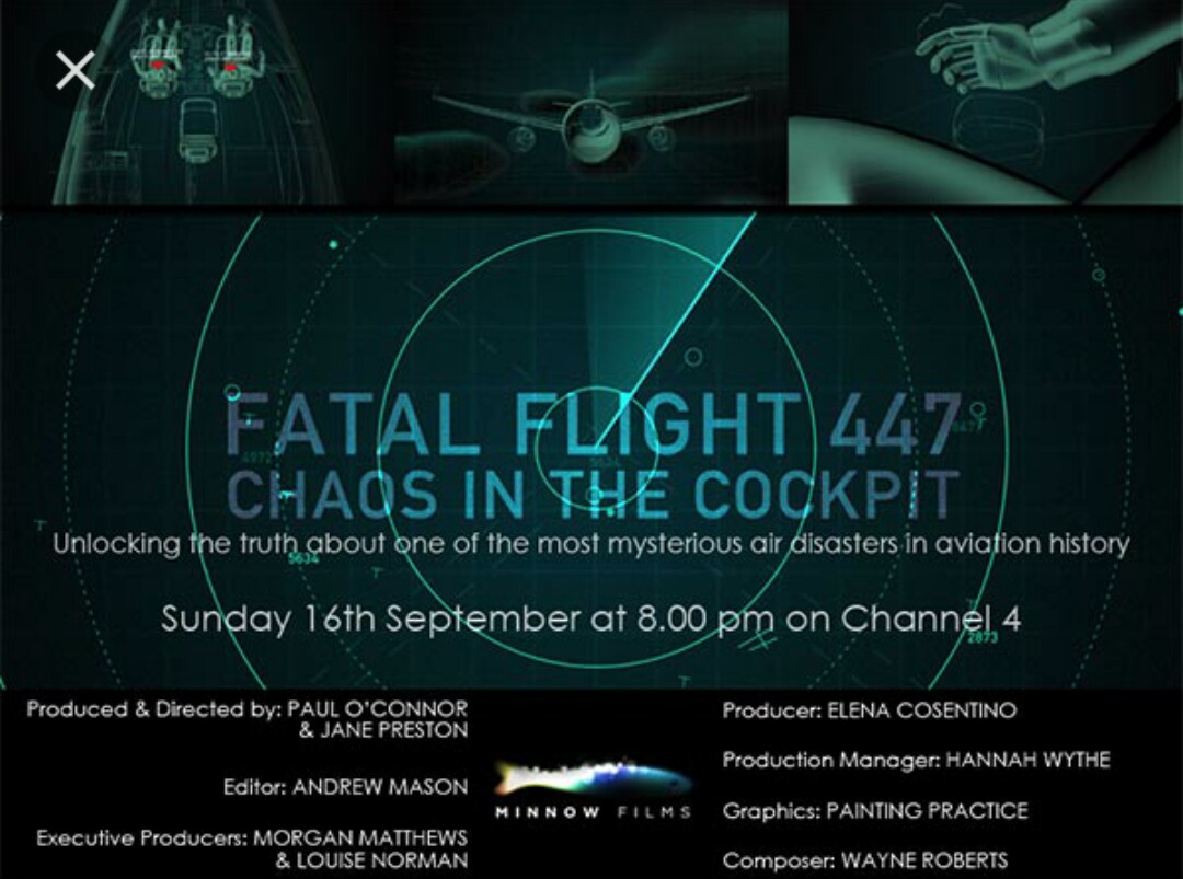 Caratula de Fatal Flight 447: Chaos in the Cockpit (Toda la verdad sobre el vuelo 447) 
