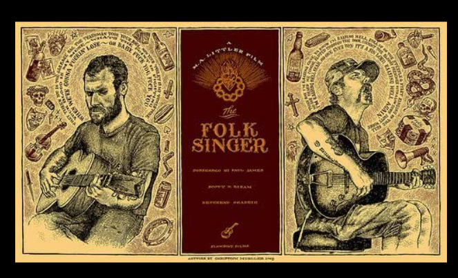 Caratula de The Folk Singer: A Tale of Men, Music & America (The Folk Singer) 