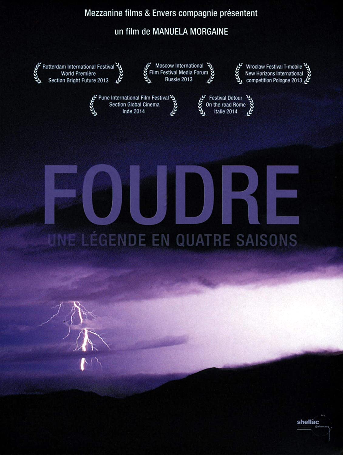 Caratula de Foudre - Une légende en quatre saisons (Rayos - Una leyenda en cuatro estaciones) 