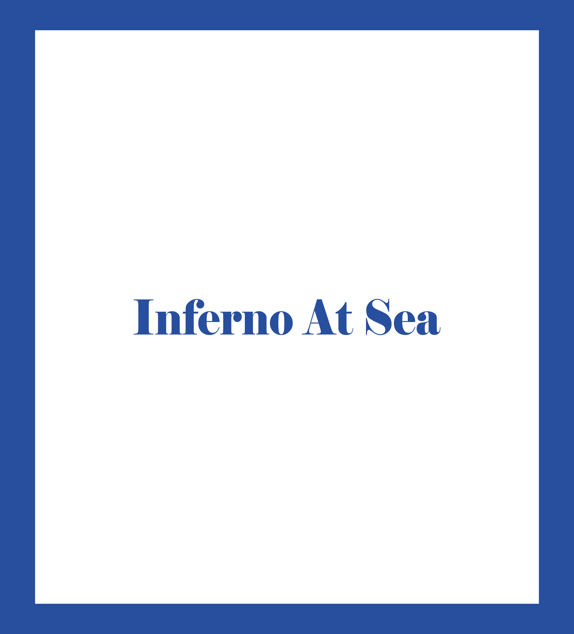 Caratula de Inferno At Sea (Infierno en el mar) 
