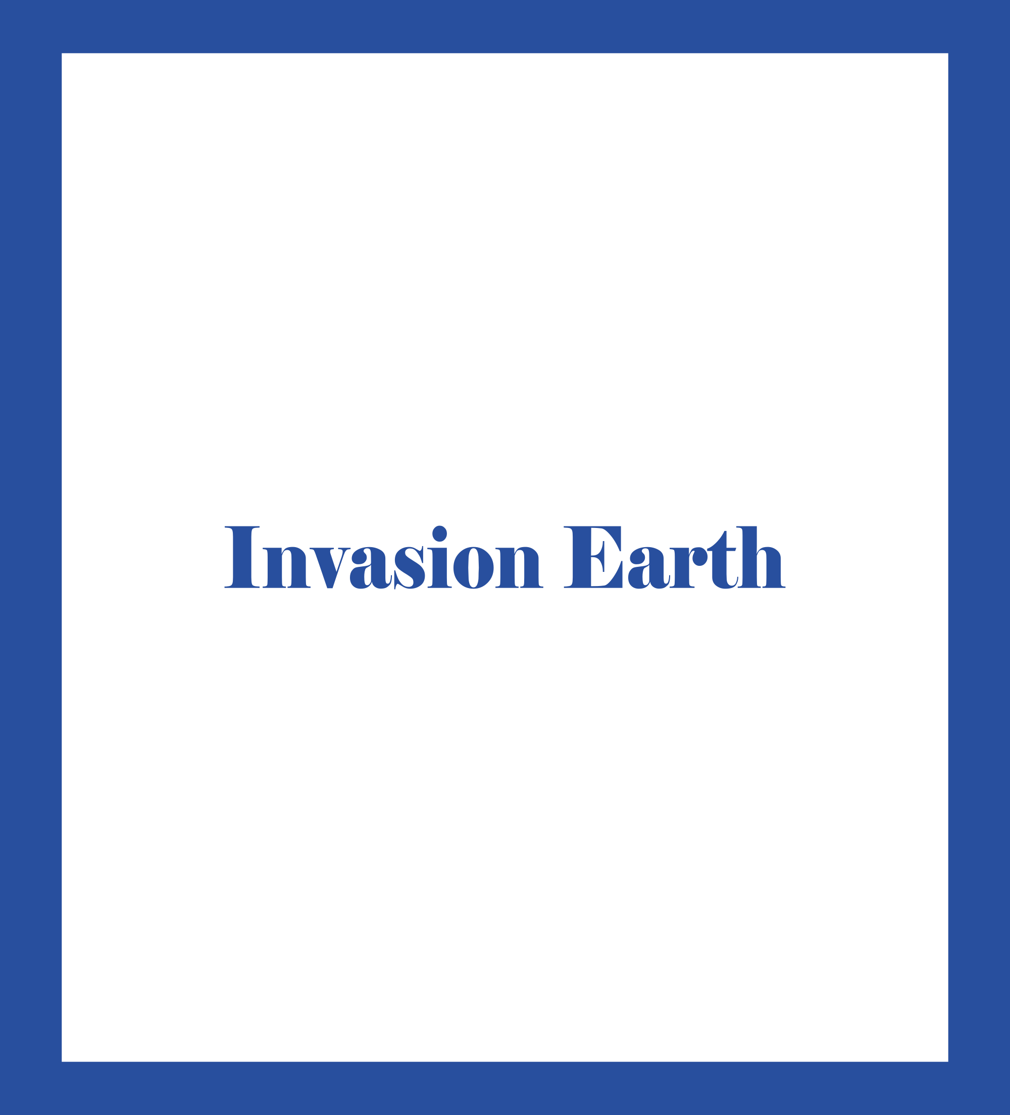 Caratula de Invasion Earth (Invasión extraterrestre) 