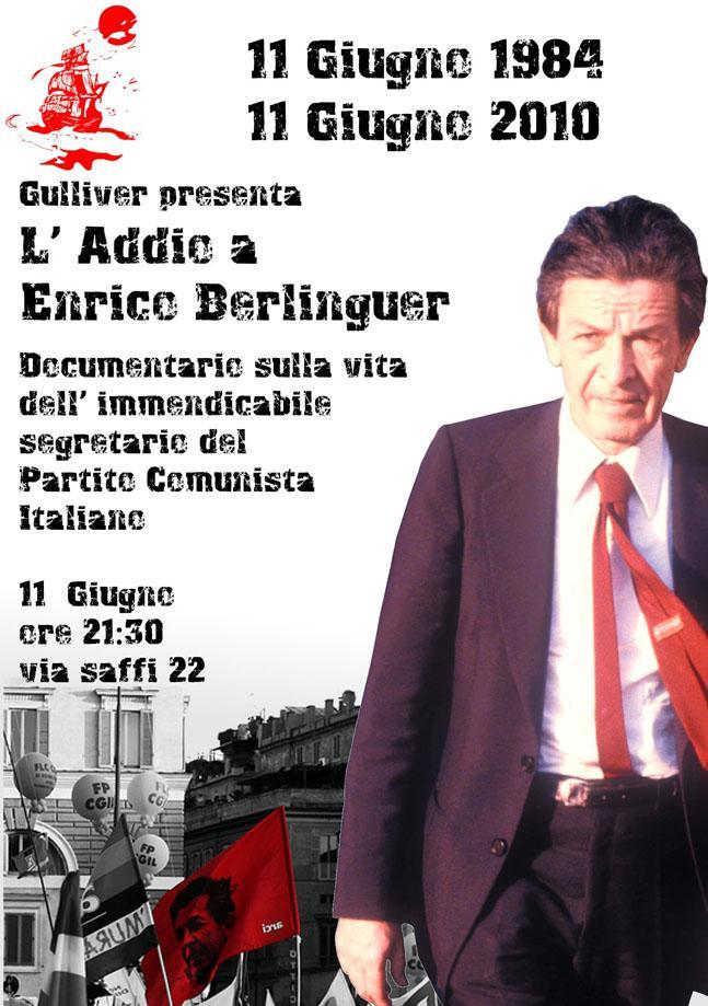 Caratula de L'addio a Enrico Berlinguer (L'addio a Enrico Berlinguer) 