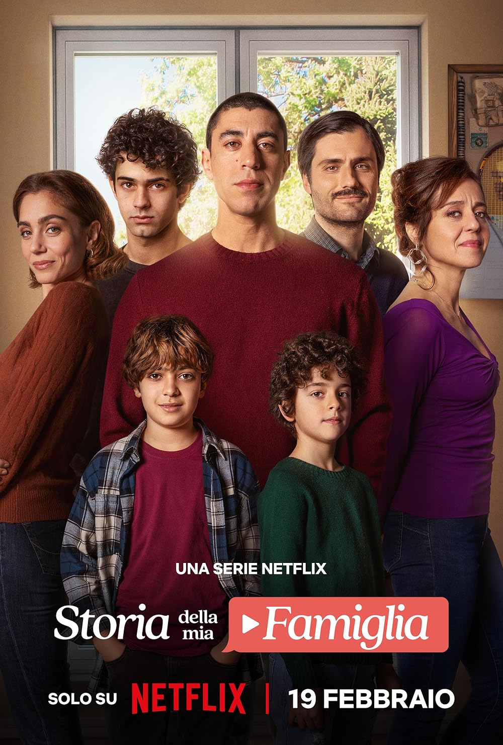 Caratula de Storia delle mia famiglia (La historia de mi familia) 