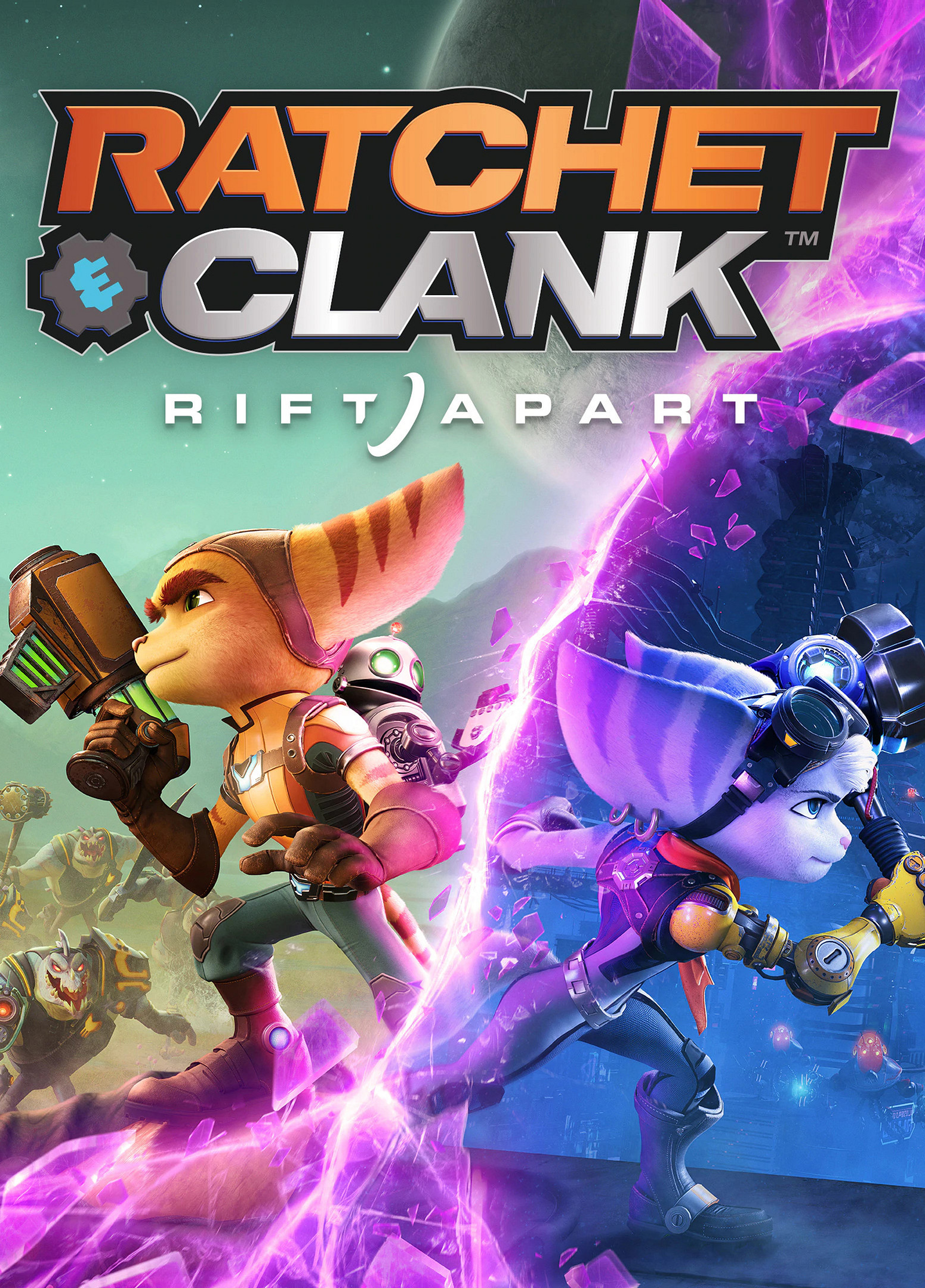 Caratula de Ratchet & Clank: Rift Apart (Ratchet & Clank: Una dimensión aparte) 