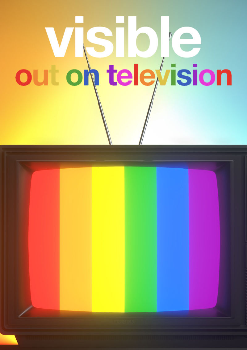 Caratula de Visible: Out on television (Visibilidad: LGTBI en la televisión) 