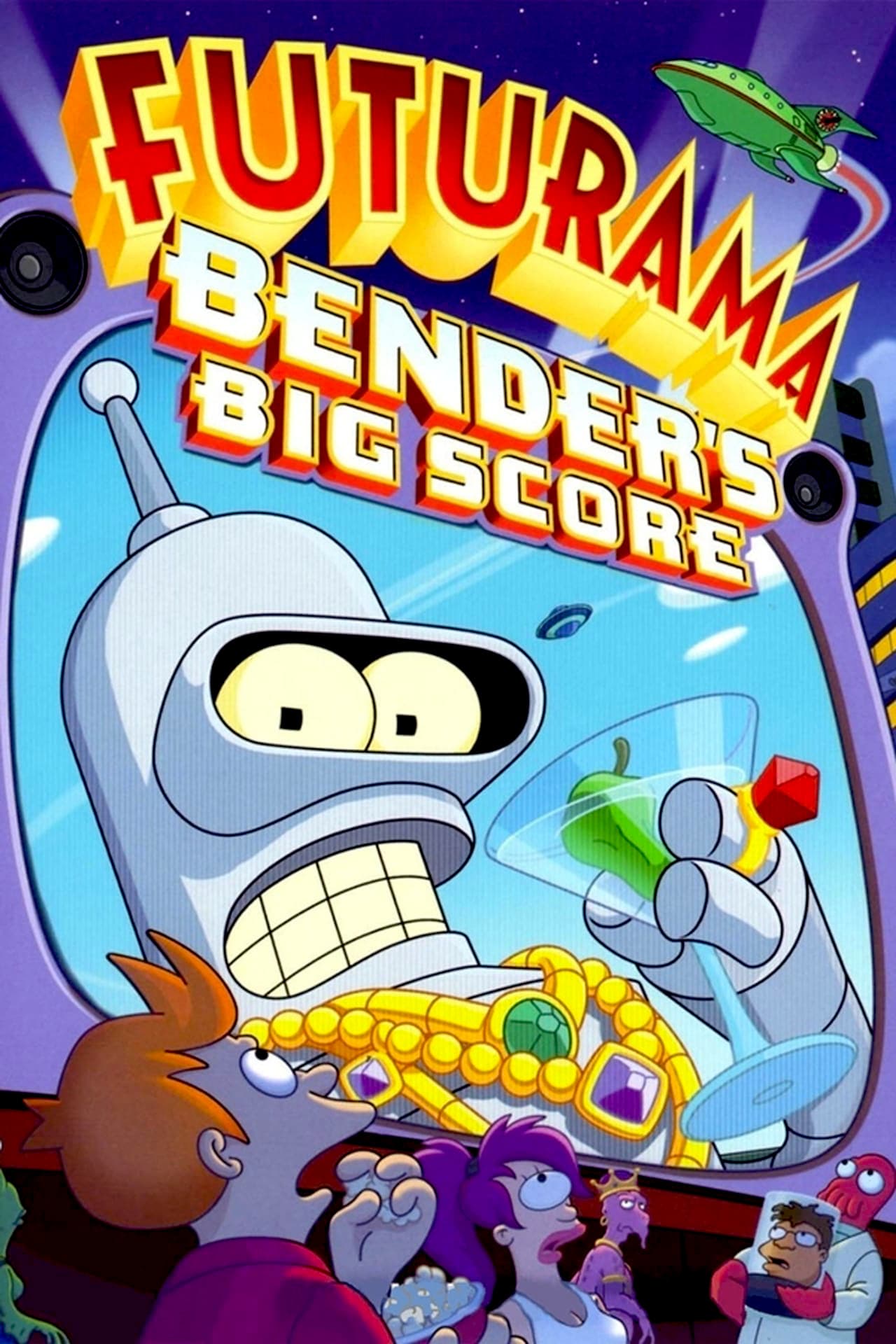 Caratula de FUTURAMA: BENDER S BIG SCORE! (FUTURAMA: EL GRAN GOLPE DE BENDER) 