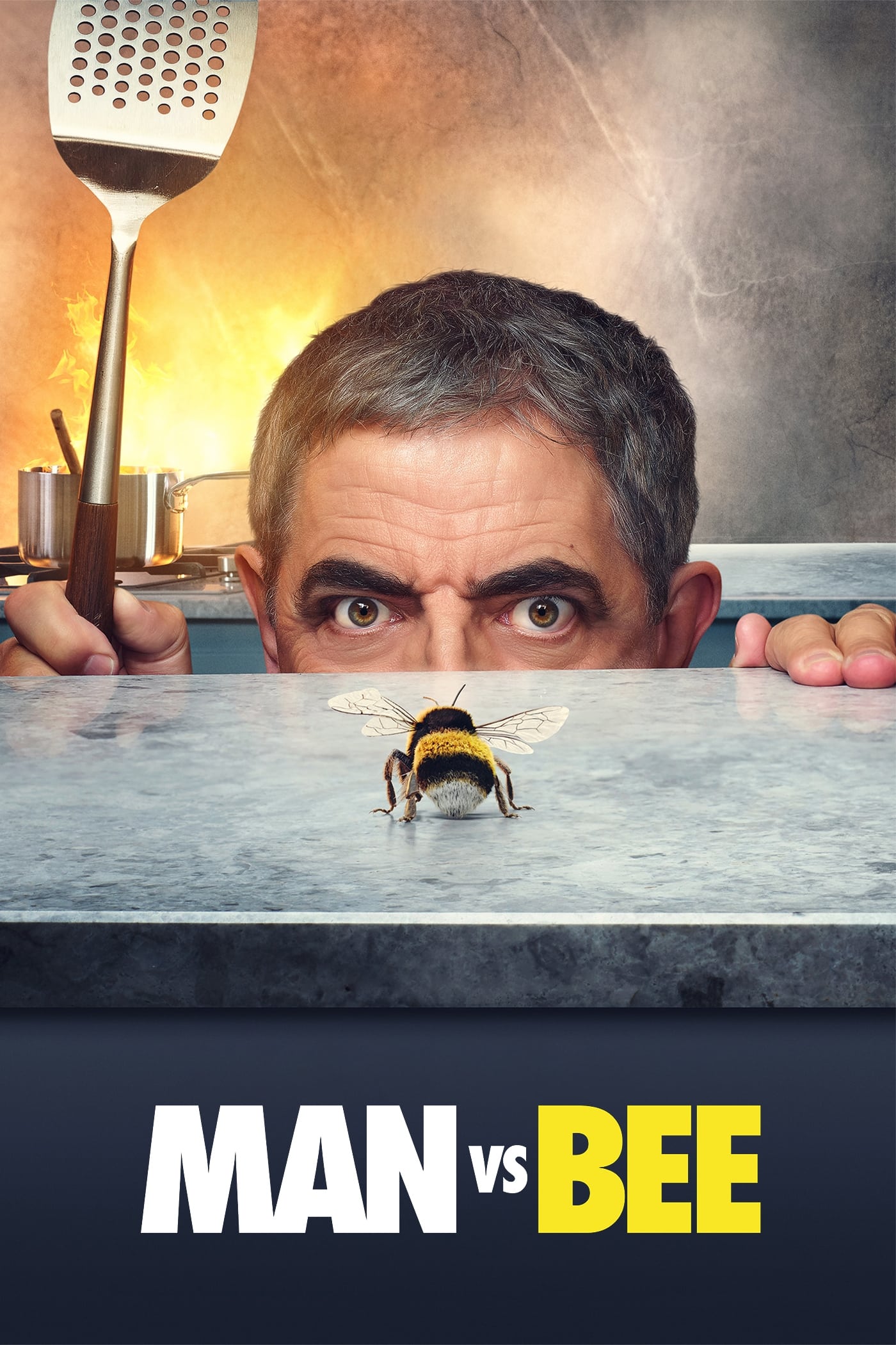 Caratula de Man Vs Bee (El hombre contra la abeja) 