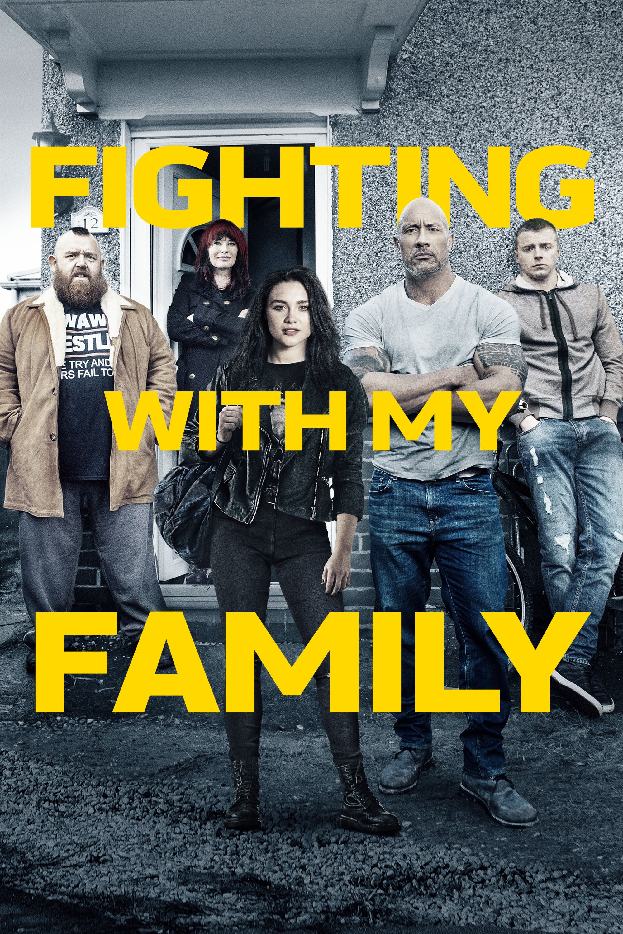 Caratula de Fighting with My Family (Peleando en familia) 