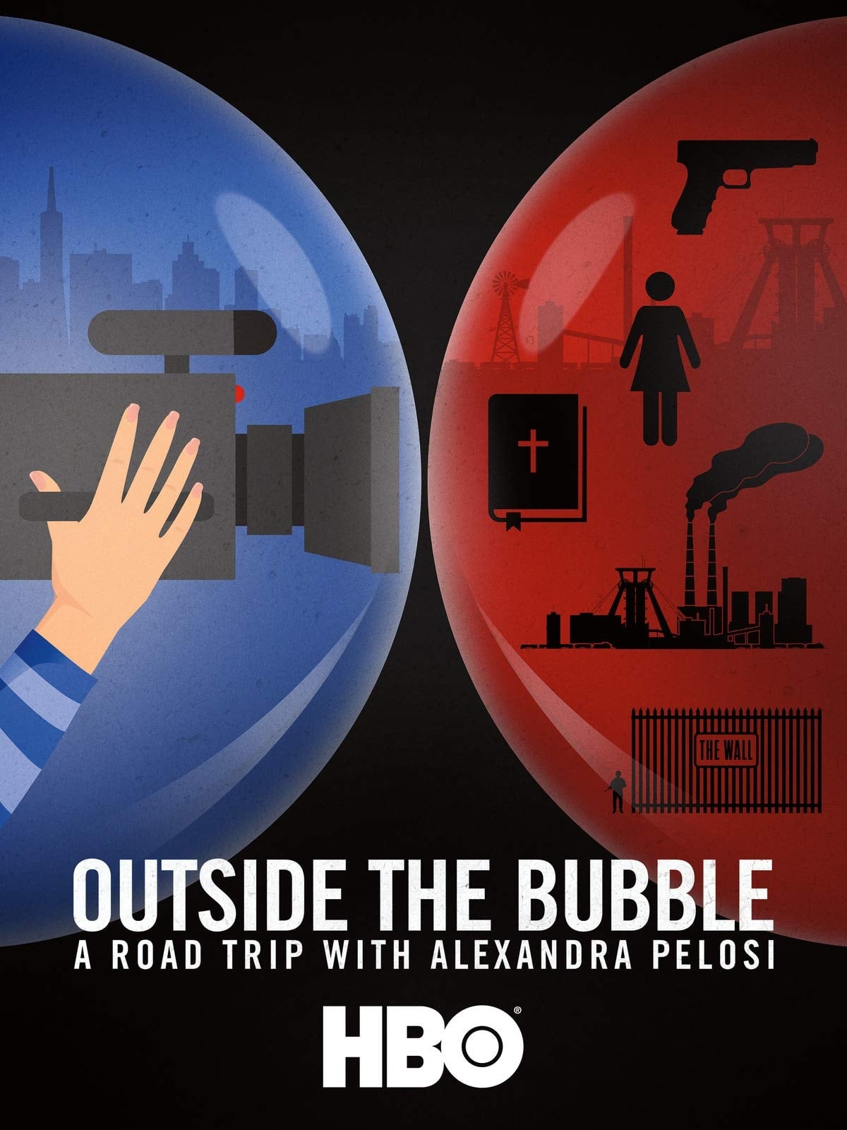 Caratula de Outside the Bubble: On the Road with Alexandra Pelosi (En busca de la América real con Alexandra Pelosi) 