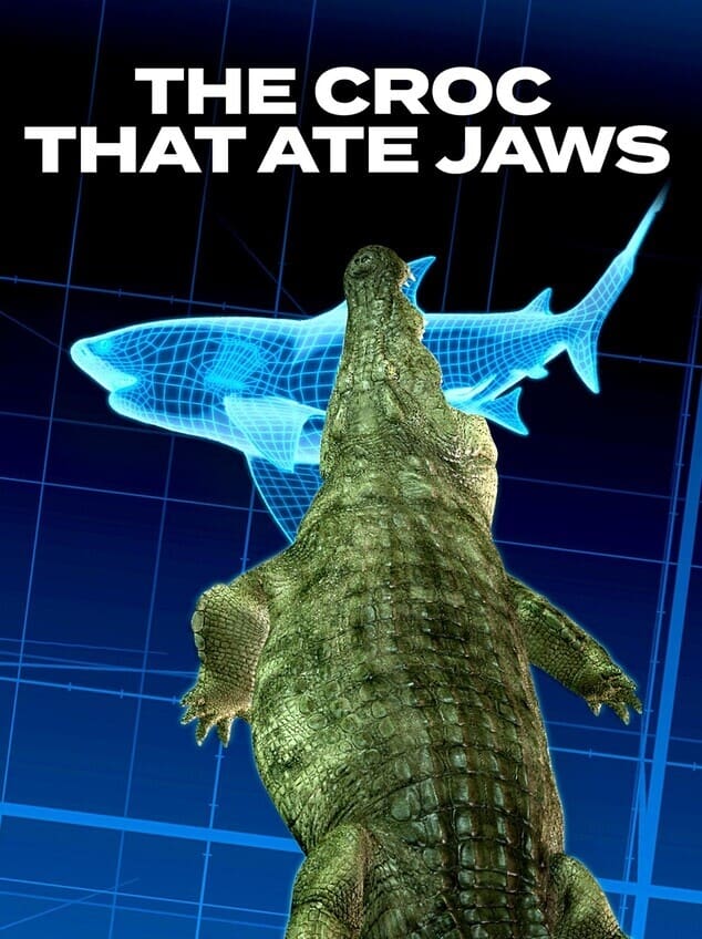 Caratula de The Croc that ate Jaws (Tiburón contra cocodrilo) 
