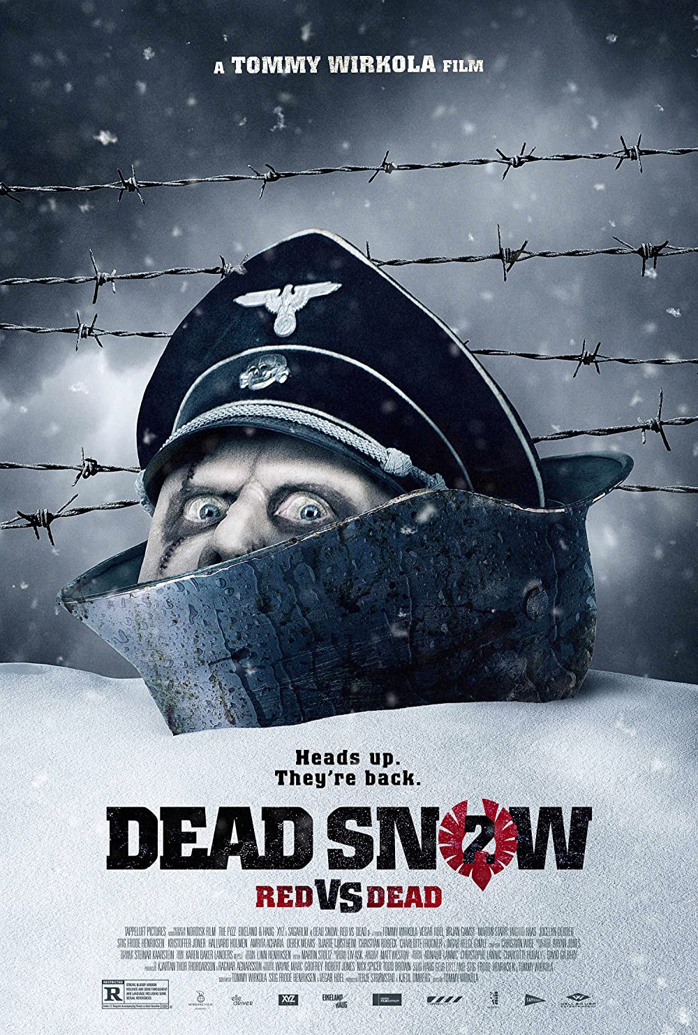Caratula de Død snø 2 (Zombis nazis 2: Rojos vs muertos) 