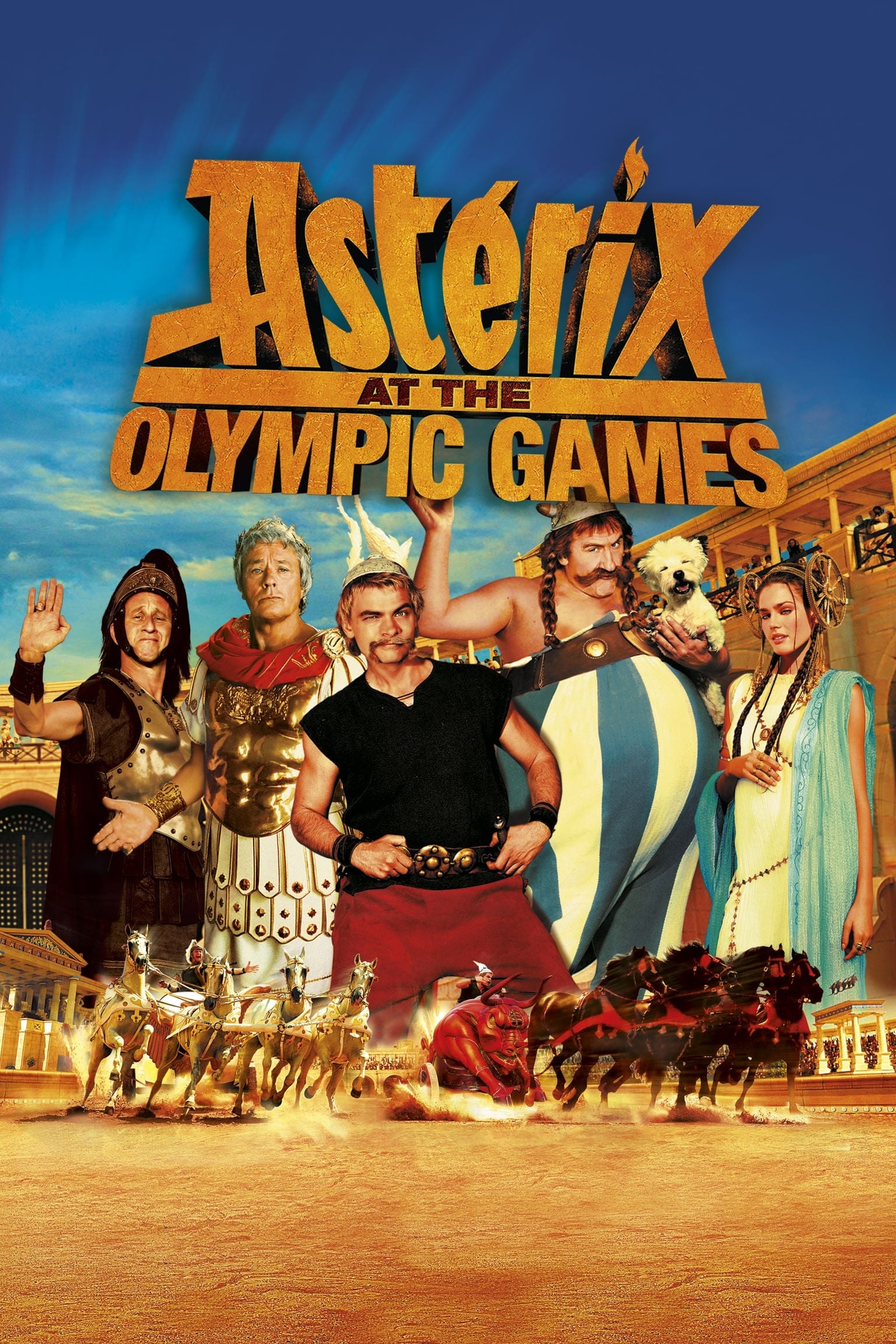 Caratula de Astérix aux Jeux Olympiques (Astérix en los Juegos Olímpicos) 