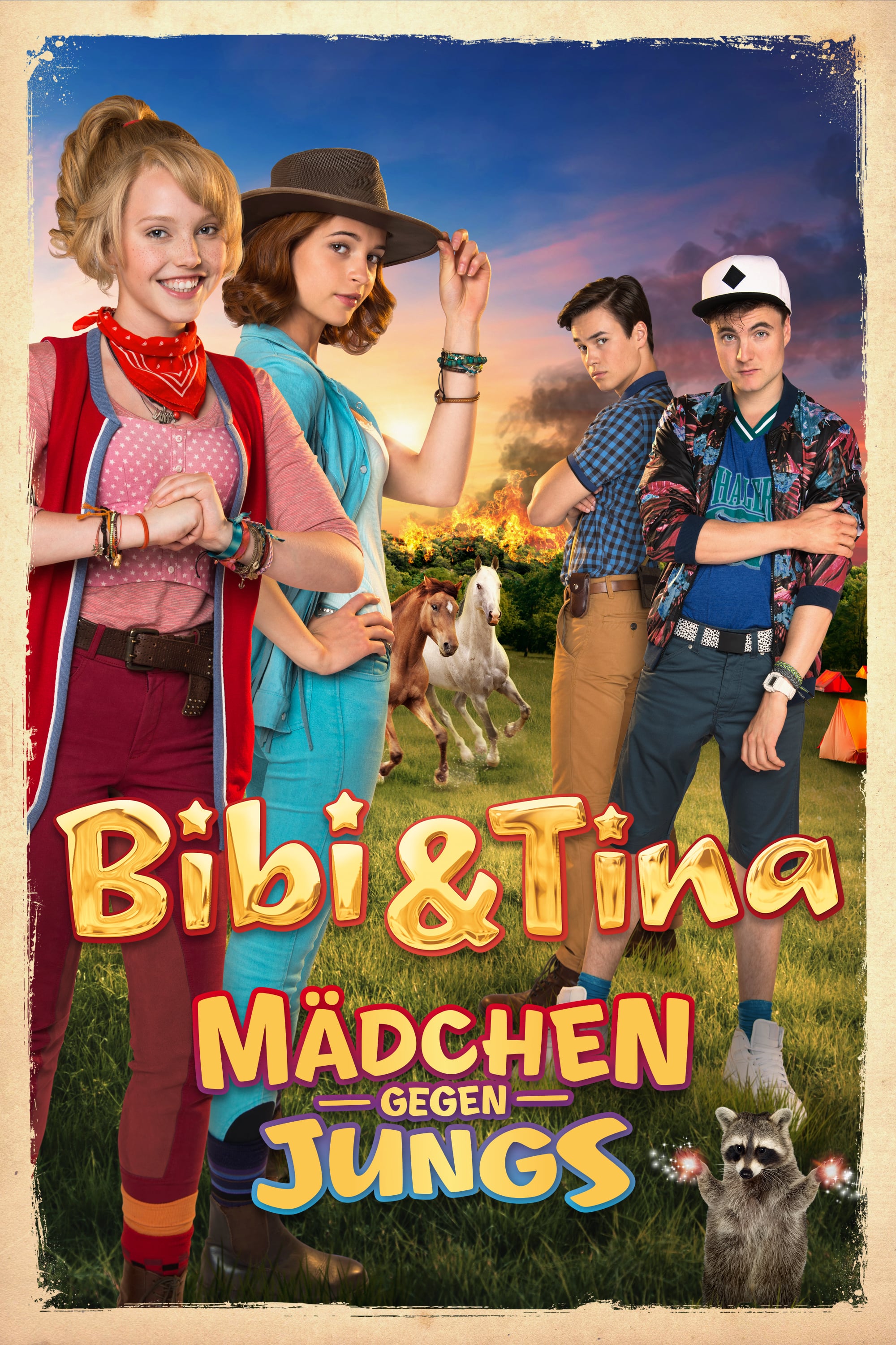 Caratula de Bibi & Tina - Mädchen gegen Jungs (Bibi y Tina: Chicas contra chicos) 