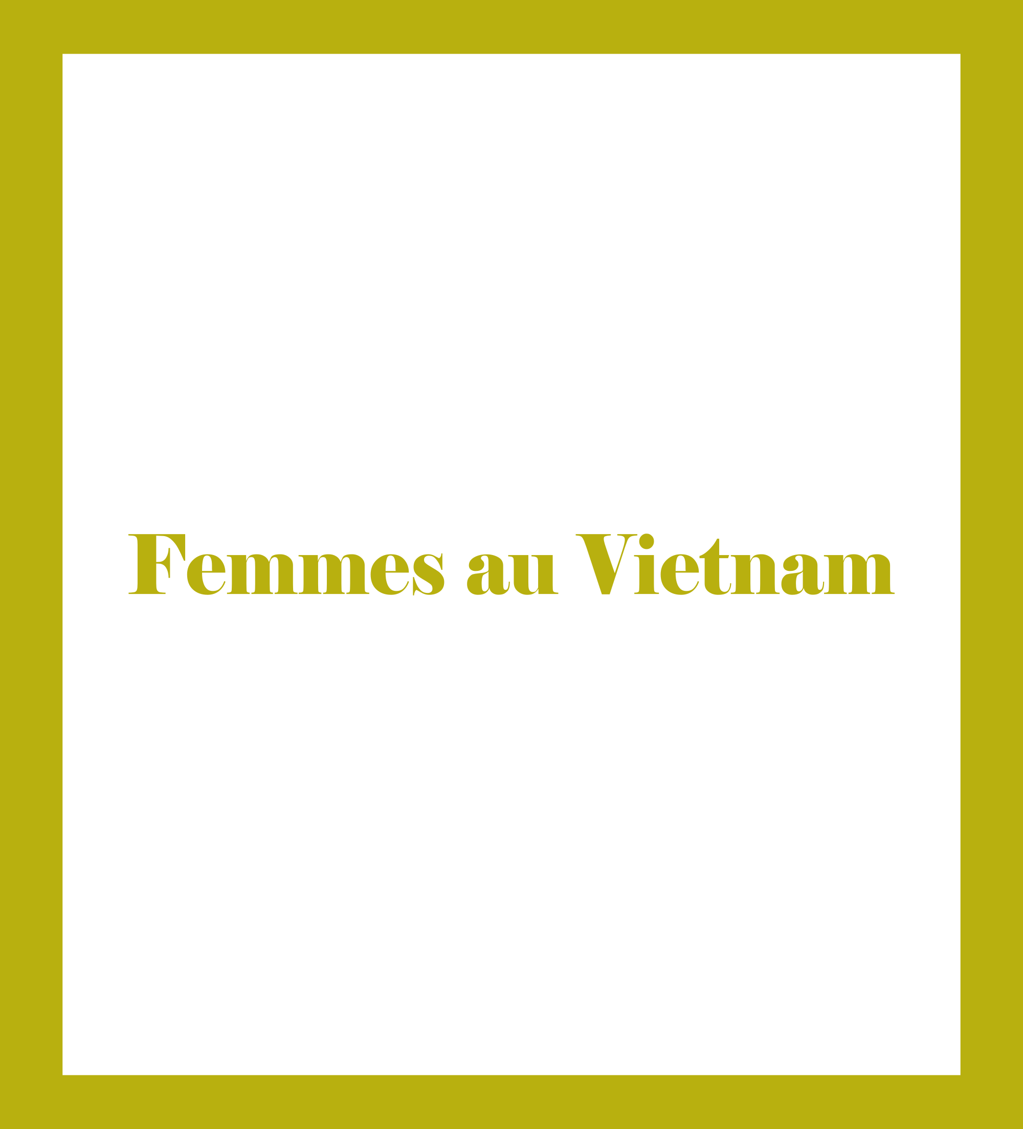 Caratula de Femmes au Vietnam (Mujeres de Vietnam) 