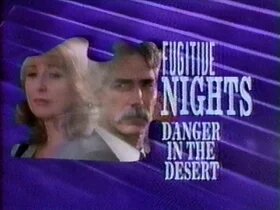 Caratula de Fugitive Nights: Danger in the Desert (La nit del fugitiu) 