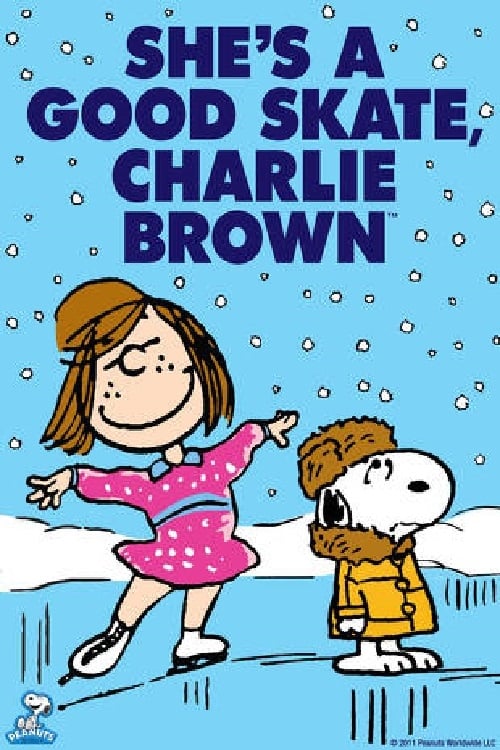 Caratula de She's a Good Skate, Charlie Brown (Es una buena patinadora, Carlitos) 