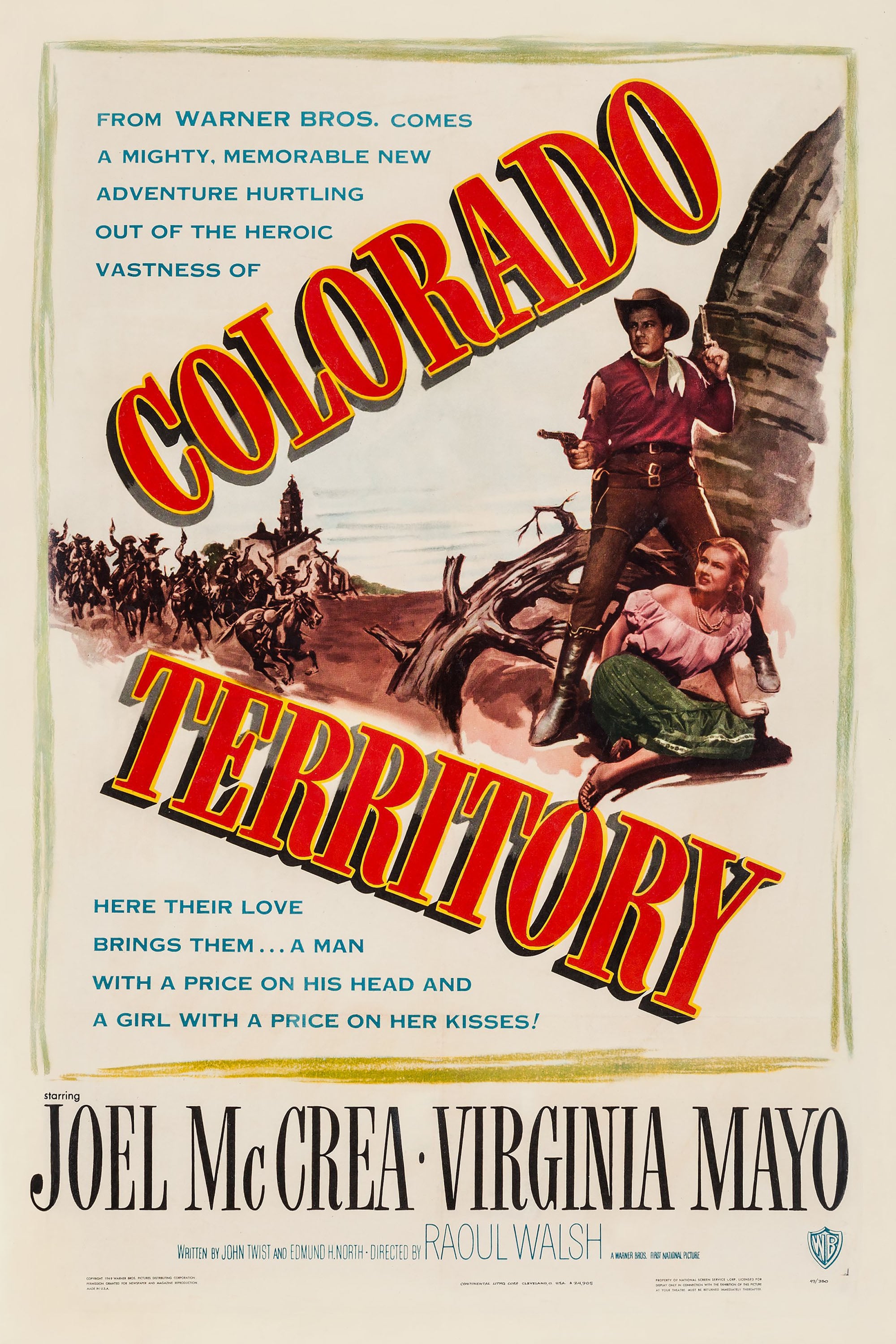 Caratula de Colorado Territory (Juntos hasta la muerte) 