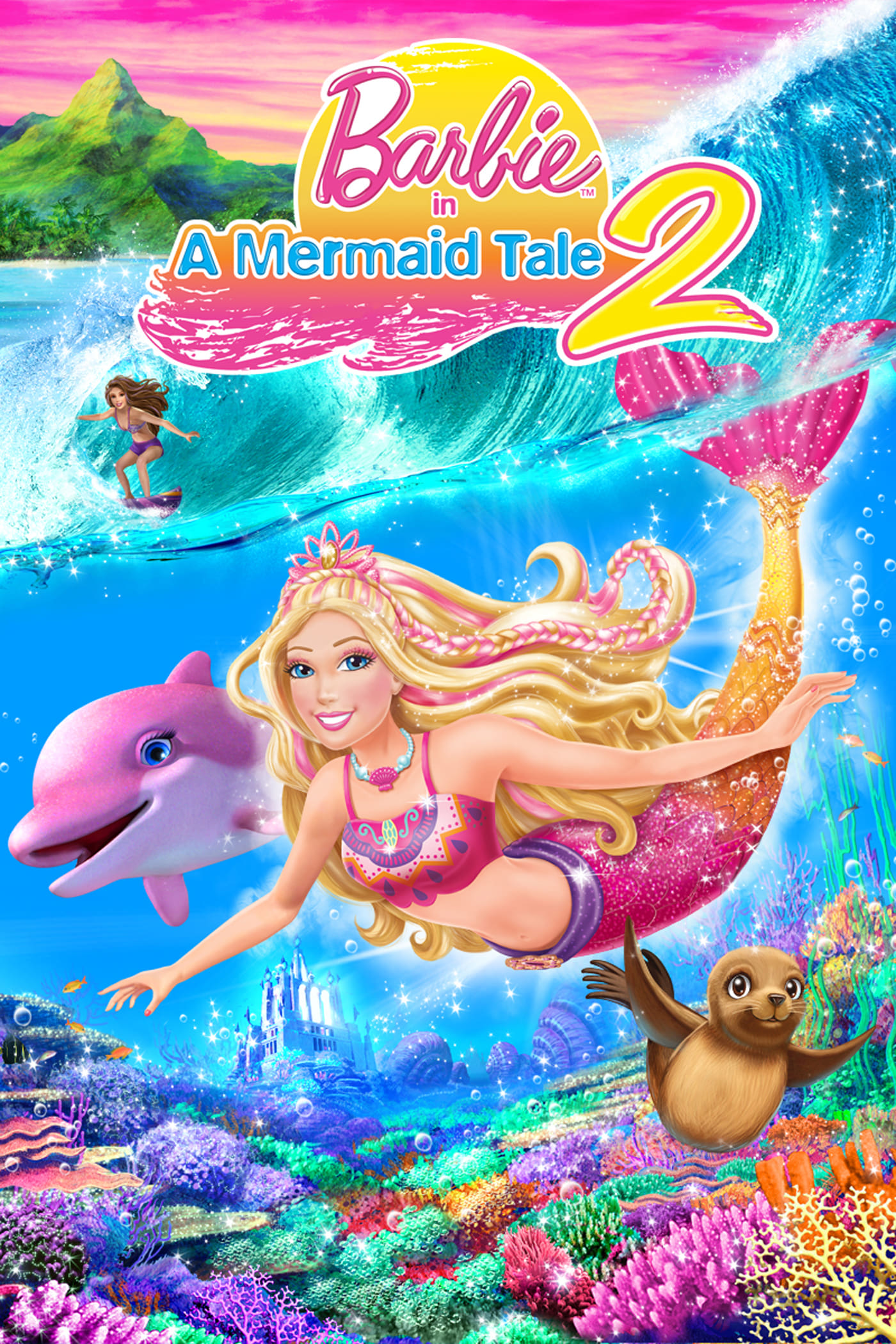 Caratula de Barbie in A Mermaid Tale 2 (Barbie en Una aventura de sirenas 2) 
