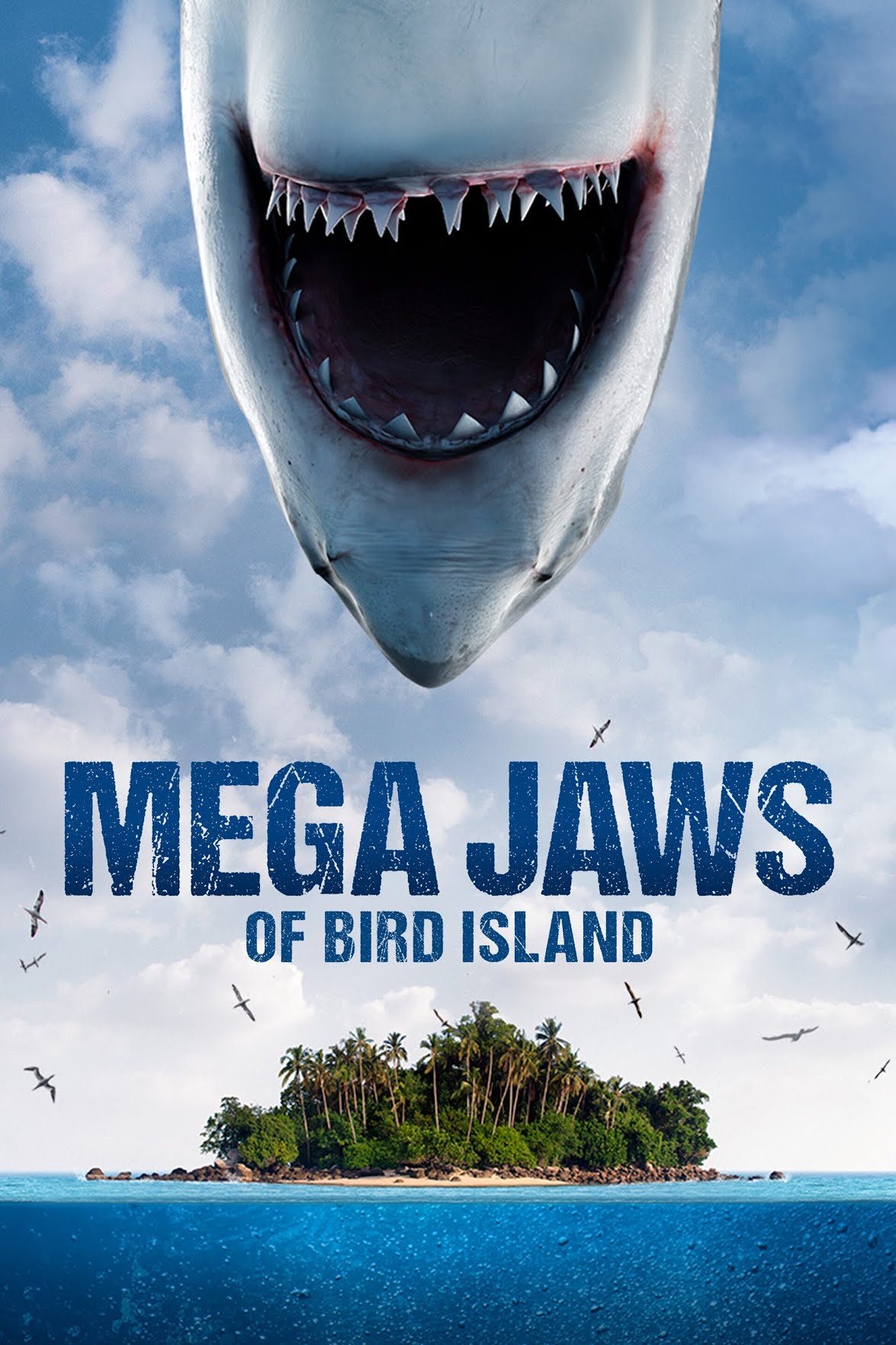 Caratula de Mega Jaws of Bird Island (Tiburón hembra en Bird Island) 