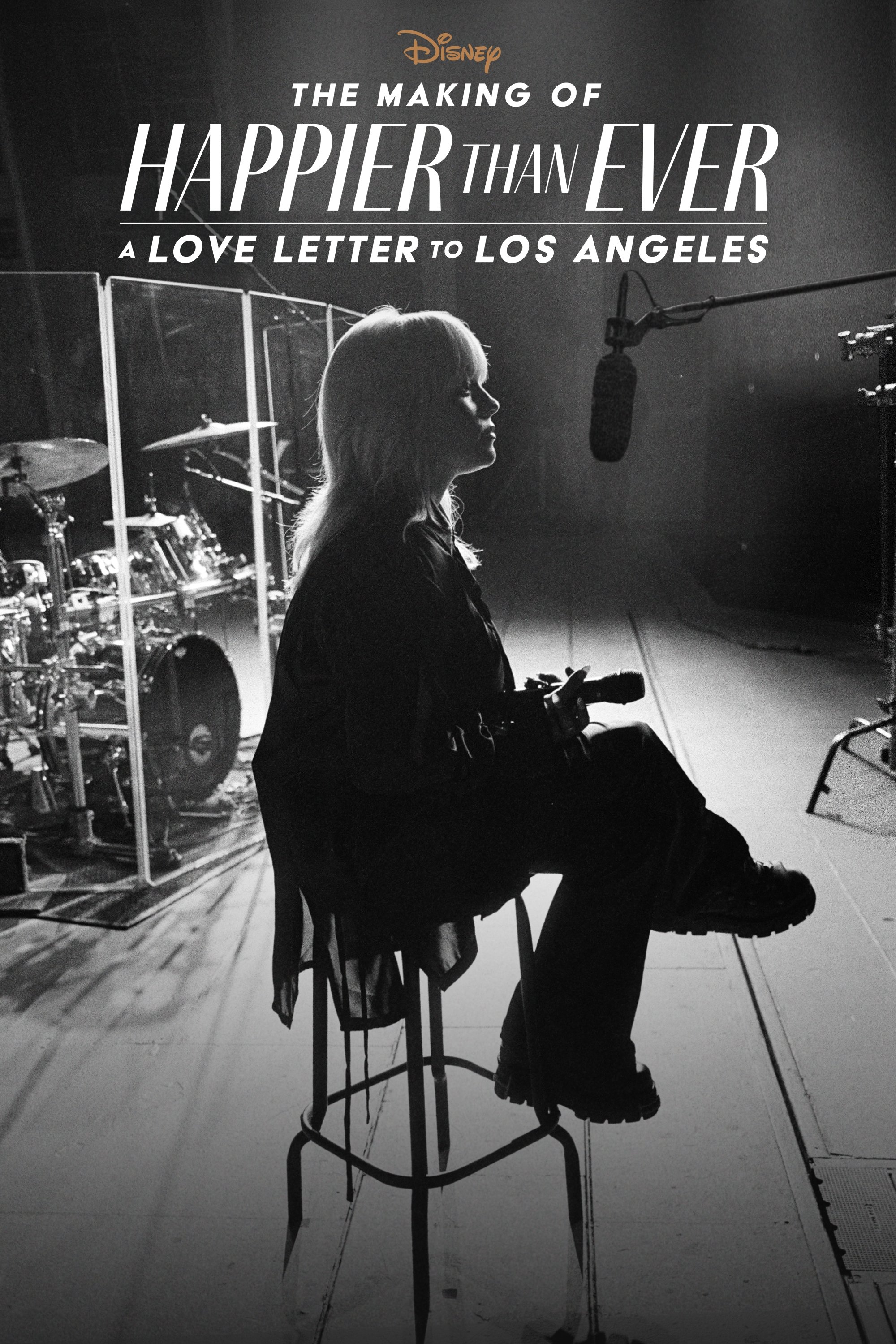 Caratula de The Making of Happier Than Ever: A Love Letter to Los Angeles (Así se hizo Happier Than Ever: una carta de amor a Los Ángeles)