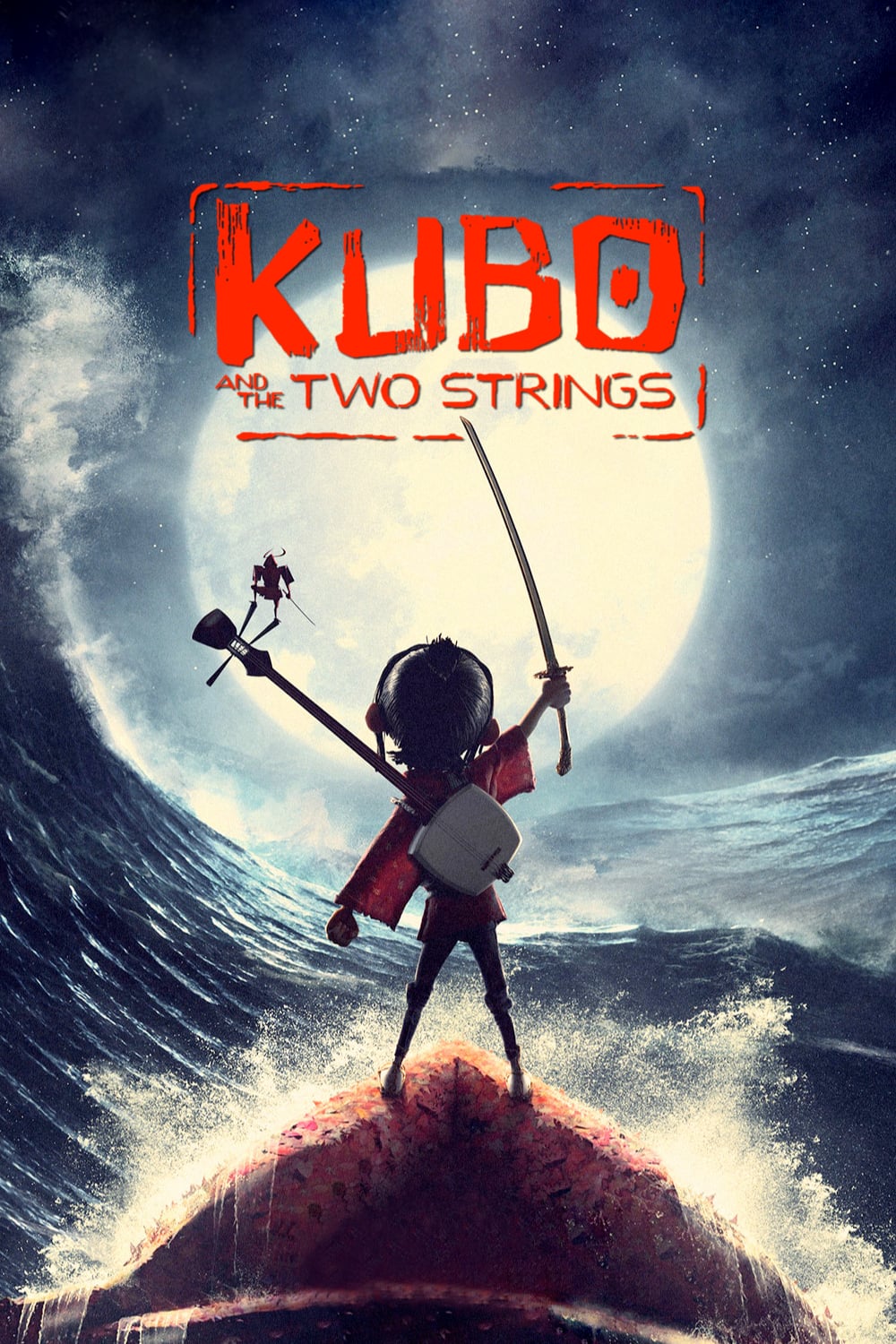 Caratula de Kubo and the Two Strings (Kubo y las dos cuerdas mágicas) 