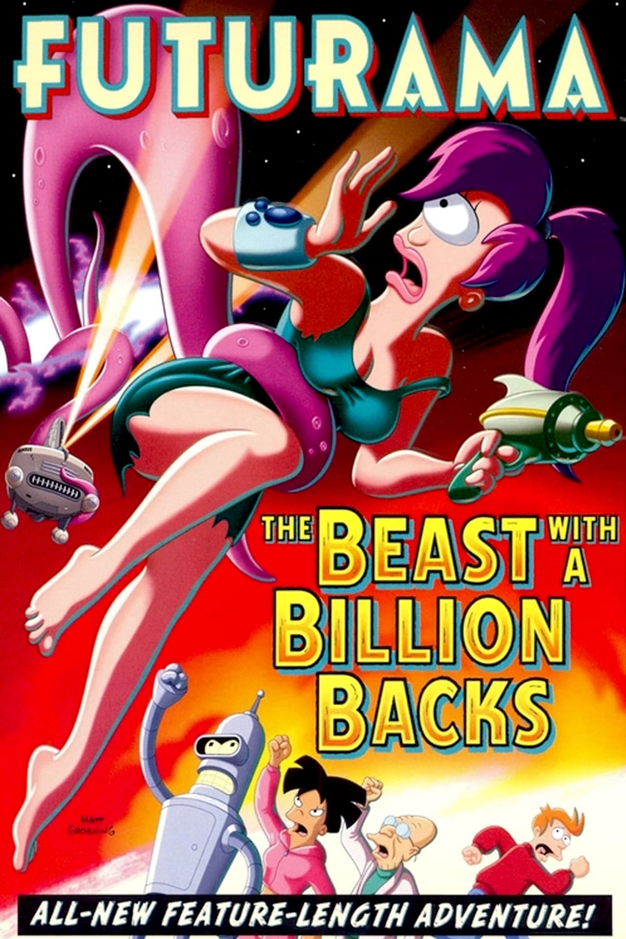 Caratula de FUTURAMA: THE BEAST WITH A BILLION BACKS (Futurama: La bestia con un millon de espaldas) 