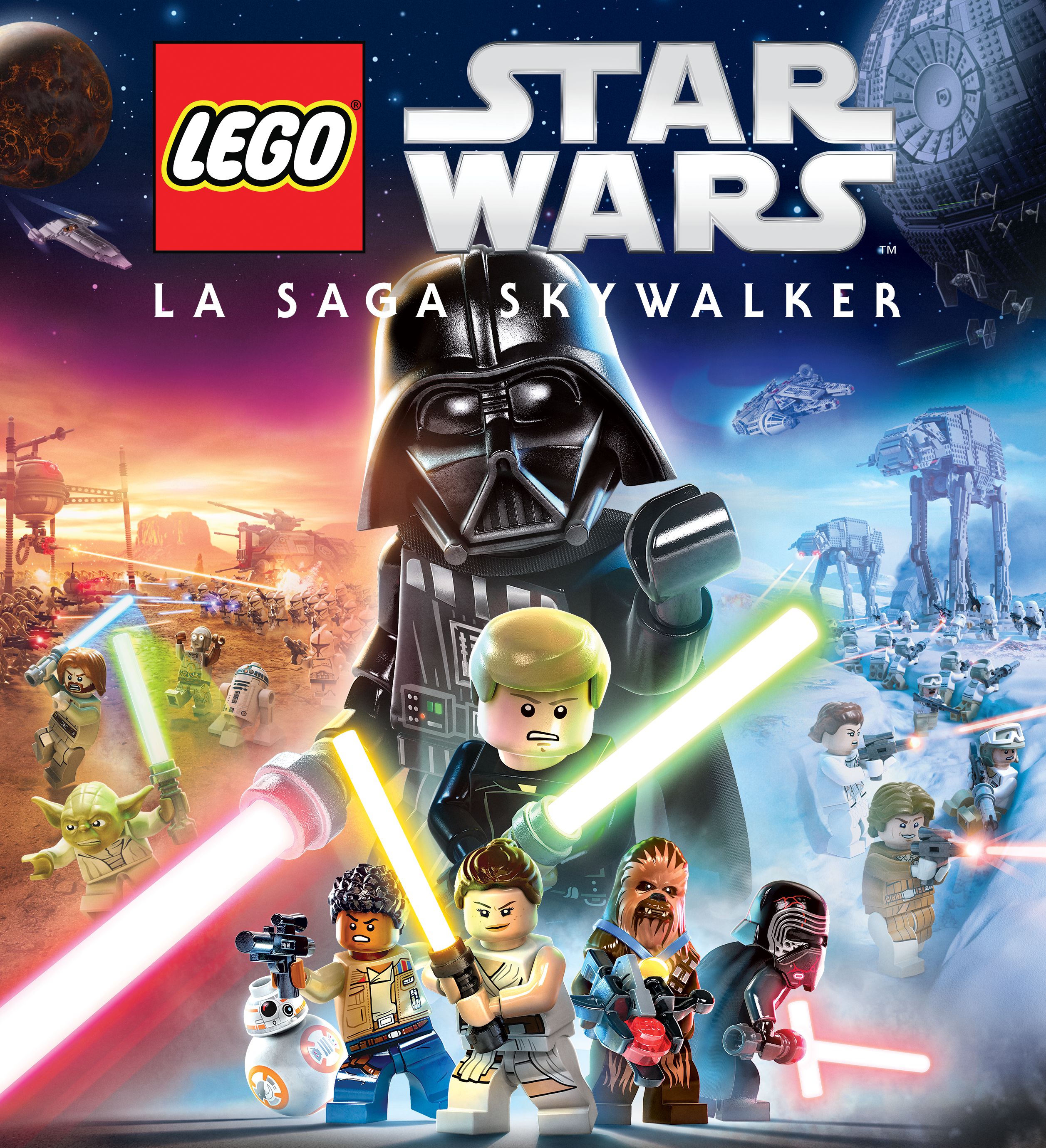 Caratula de LEGO Star Wars: The Skywalker Saga (LEGO Star Wars: La saga Skywalker) 