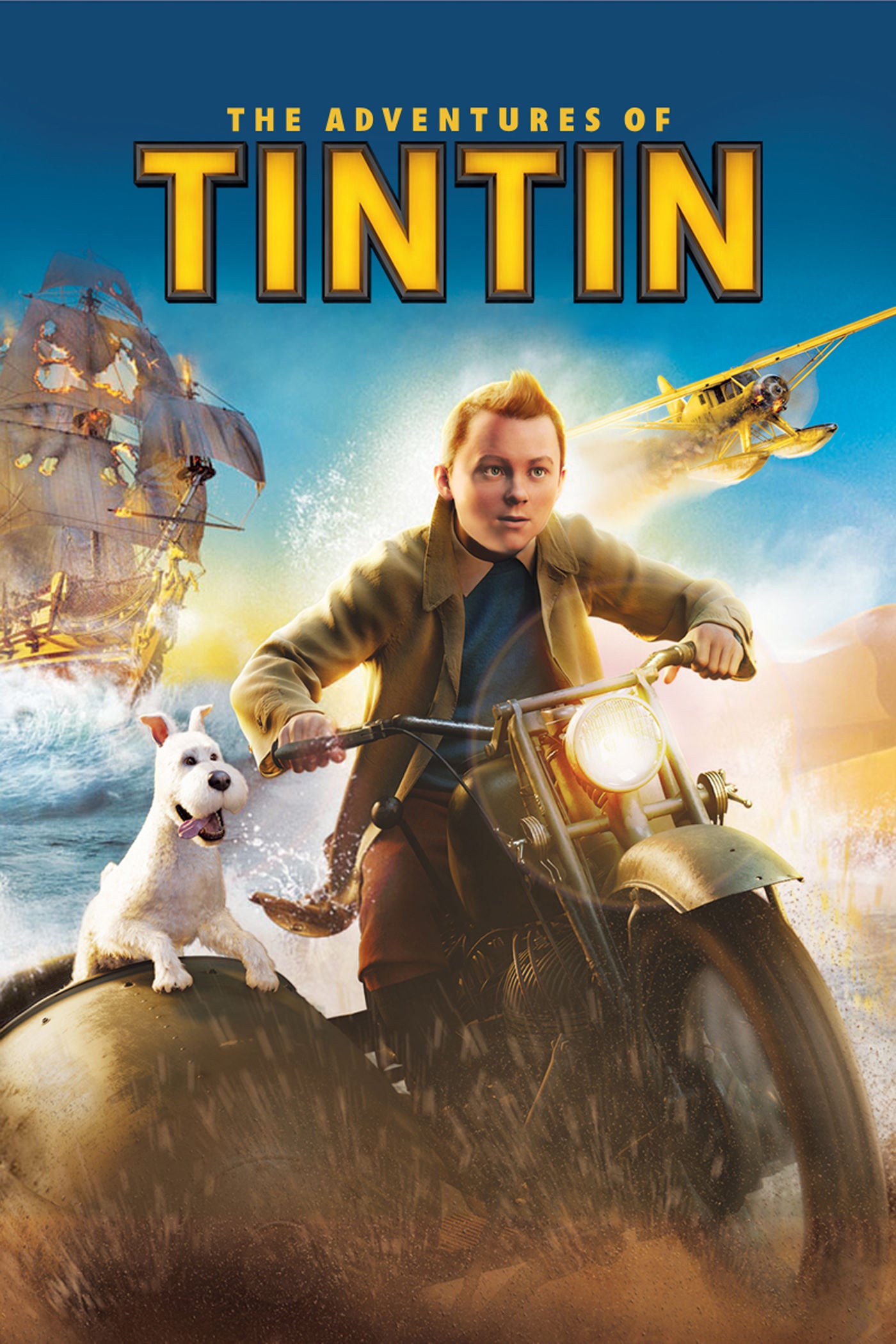 Caratula de THE ADVENTURES OF TINTIN: THE SECRET OF THE UNICORN (Las aventuras de Tintin el secreto del unicornio) 