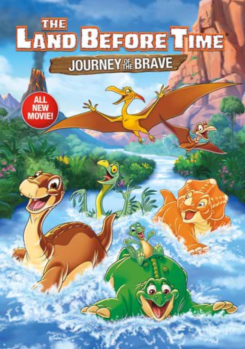 Caratula de The Land Before Time XIV: Journey of the Brave (En busca del valle encantado XIV: Viaje de los valientes) 