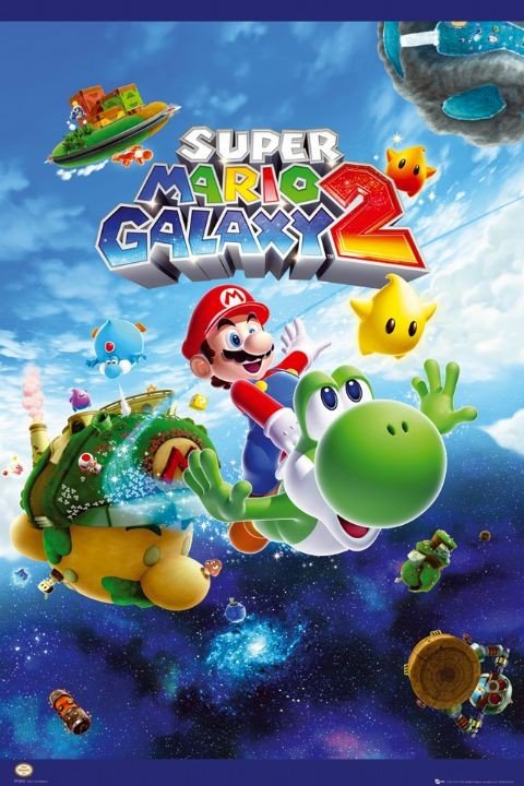 Caratula de Super Mario Galaxy 2 (Super Mario Galaxy 2) 