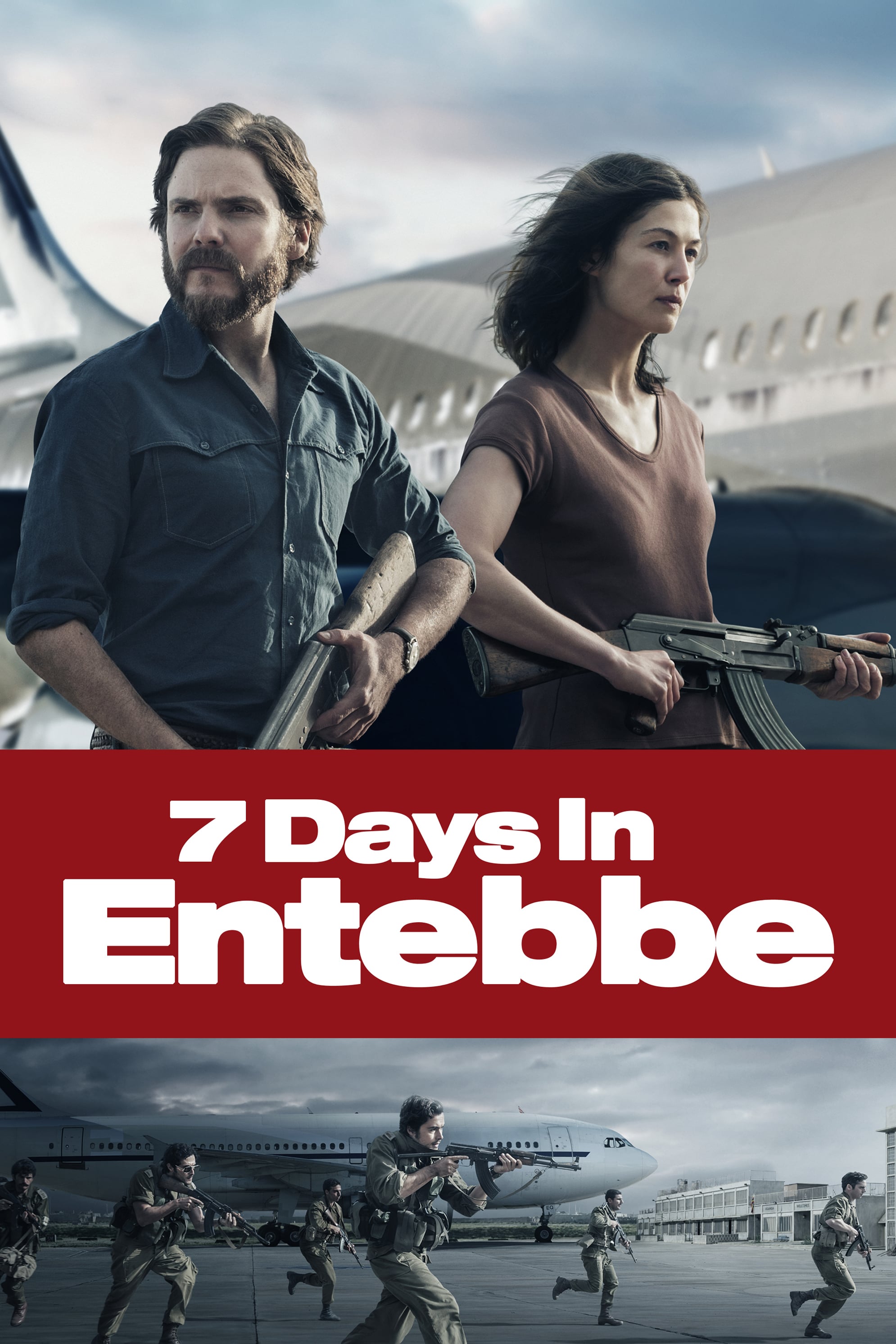 Caratula de 7 Days in Entebbe (7 días en Entebbe) 