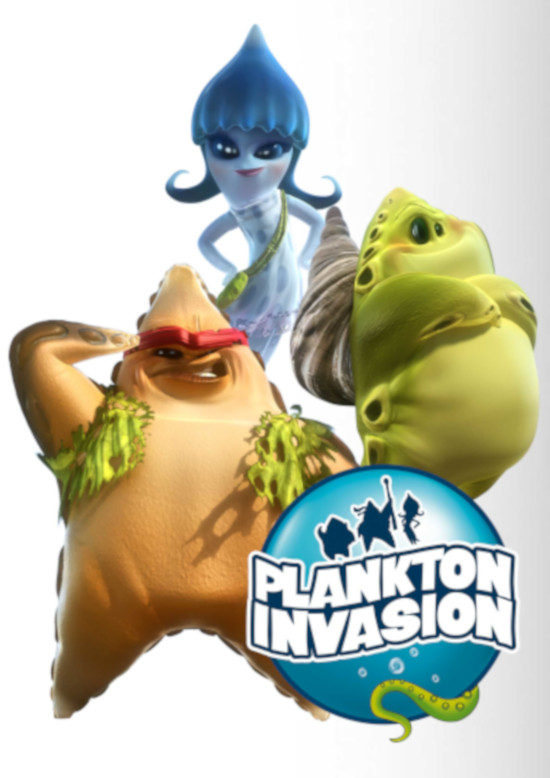 Caratula de Plankton Invasion (La invasión del plankton) 