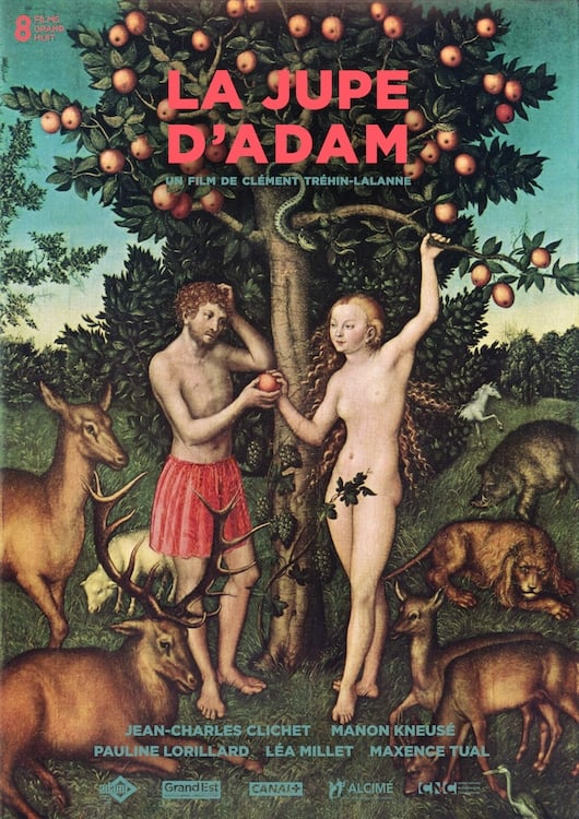 Caratula de La jupe d'Adam (Adam's Skirt) 