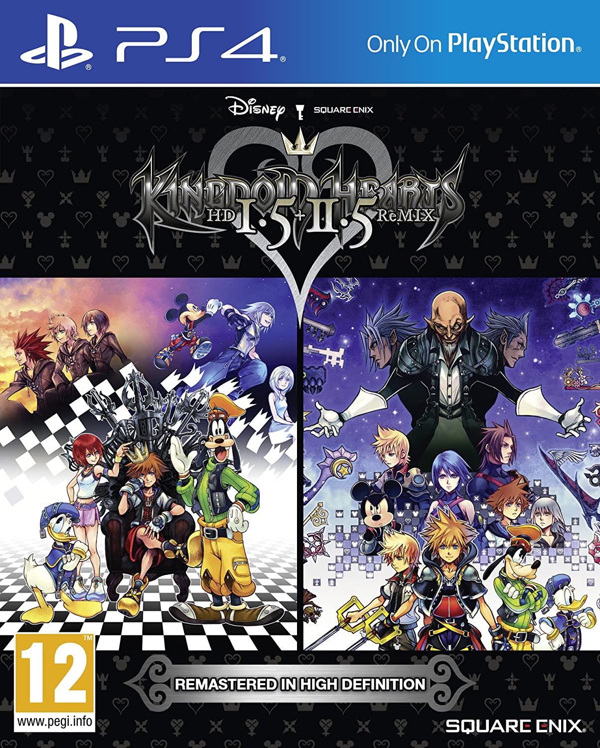 Caratula de Kingdom Hearts HD I.5 + II.5 ReMIX (Kingdom Hearts HD I.5 + II.5 ReMIX) 