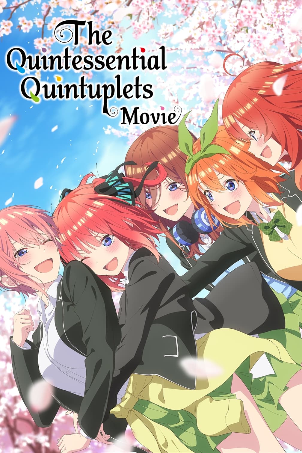 Caratula de 映画 五等分の花嫁 (Las quintillizas) 