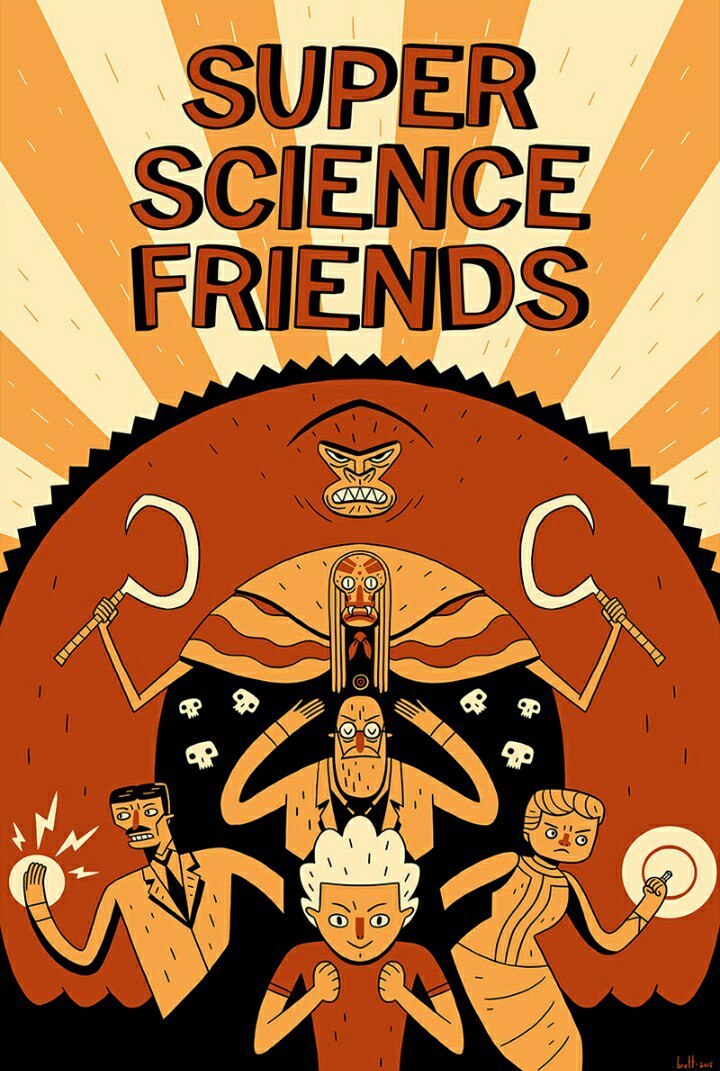 Caratula de Super Science Friends (Los Super-Cienci-Amigos) 